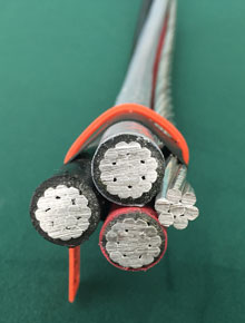 Câble de branchement quadruplex - Conducteur en aluminium